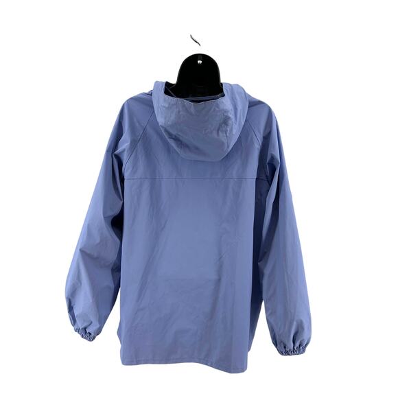 Columbia Sportswear Rain Jacket WMNS M Light Purple Waterproof Hooded Snap Zip - Picture 6 of 9